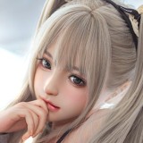 Doll senior 148cm Cカップ #22 弥耶（Miye）シリコンヘッド TPE材質ボディー 材質選択可能 ダッチワイフ 掲載画像はフルシリコン製 植毛タイプ