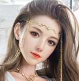 Doll senior 148cm Cカップ #22 弥耶（Miye）シリコンヘッド TPE材質ボディー 材質選択可能 ダッチワイフ 掲載画像はフルシリコン製 植毛タイプ  白い上着