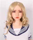 Sanhui Doll 158cm Dカップ #8ヘッド 口開閉機能選択可 【フェイシャルEX】機能対応可能 フルシリコン製ラブドール デニムトップとショートパンツ