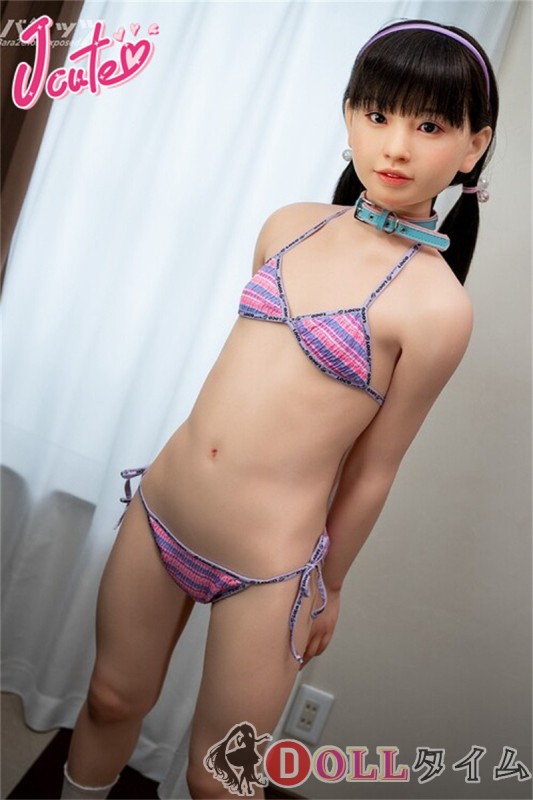 J-CUTE Doll シリコン製ラブドール 149cm Aカップ 平ら AGD01掲載画像のボディはリアルメイク付き ピンク・パープルビキニを着