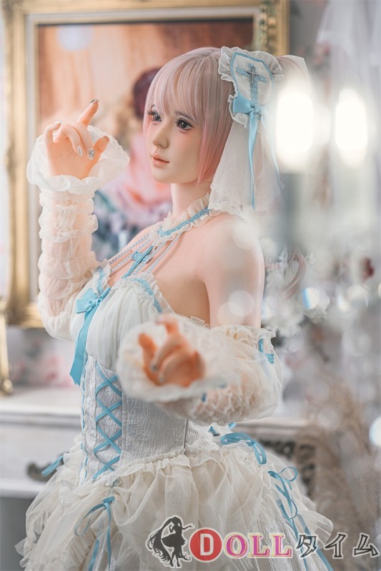 蛍火日記 Firefly Diary 151cm Aカップ 小里森（Xiaolisen）宣伝画像職人メイク フルシリコン製 開閉機能選択可能 リアルラブドール 塗装加工あり  ピンク髪のロリータ美少女