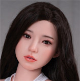 アート技研(Art-doll)  A17 ヘッド 156cm Eカップ フルシリコン製ラブドール M16ジョイント汎用版 黒レースボディースーツとブラウンカールヘア