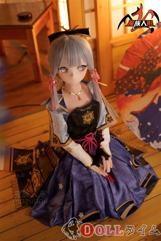 MOZU DOLL 130cm Aカップ 灵华ヘッド ソフトビニール製頭部+TPEヘッド一つ無料ゲット（オーラル機能あり、歯と舌付き）+TPE製ボディ 肌色＆眼球色＆メイク＆ウィッグ＆衣装は宣材写真と同じ COSPLAY原神の神里綾華