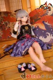 MOZU DOLL 130cm Aカップ 灵华ヘッド ソフトビニール製頭部+TPEヘッド一つ無料ゲット（オーラル機能あり、歯と舌付き）+TPE製ボディ 肌色＆眼球色＆メイク＆ウィッグ＆衣装は宣材写真と同じ COSPLAY原神の神里綾華