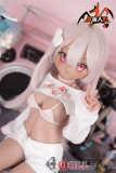 MOZU DOLL 65cm 小黑（Kuro）ソフトビニール製頭部 6kg  Aカップ TPE製ボディ 軽量化で収納しやい 使いやすい