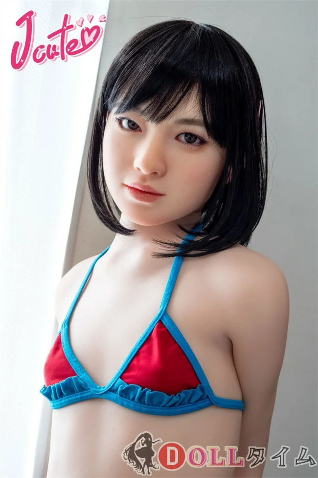 J-cute 137cm A-cup AGD19 萌咲（もえ）ヘッド  ラブドール 妹系 シリコンヘッド＋TPEボディ 赤と青のビキニ
