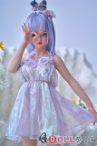 最新技術【フェイシャルEX】Sanhui Doll 105cm Aカップ ラブドール  シームレス #3 ヘッド フルシリコン製 ブルージーンズ 青いドレスと青いウィッグ