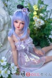 最新技術【フェイシャルEX】Sanhui Doll 105cm Aカップ ラブドール  シームレス #3 ヘッド フルシリコン製 ブルージーンズ 青いドレスと青いウィッグ