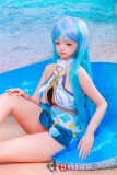 Sino Doll フルシリコン製ラブドール 実践向け 143cm Cカップ S56凛白 ヘッド 掲載画像はリアルメイク付き RSメイク付き