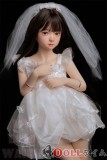 My Loli Waifu 略称MLWロり系ラブドール 100cm バスト平 Koharu ヘッド TPE材質ボディー +ヘッド材質選択可能 スパンコールのポンポンドレス