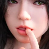 アート技研(Art-doll)  A16春月（harugetu） ヘッド 165cm Eカップ フルシリコン製ラブドール M16ジョイント汎用版 青い格闘服を着