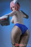 アート技研(Art-doll)  A16春月（harugetu） ヘッド 165cm Eカップ フルシリコン製ラブドール M16ジョイント汎用版 青い格闘服を着