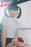 J-cute Doll シリコン製ラブドール 149cm Aカップ 平ら AGD08掲載画像のボディはリアルメイク付き 白い体操服