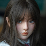 蛍火日記 Firefly Diary 165cm Cカップ 莲（lian） 宣伝画像職人メイク フルシリコン製 開閉機能選択可能 リアルラブドール 塗装加工あり ブラックセーター
