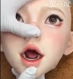 蛍火日記 Firefly Diary 165cm Cカップ 莲（lian） 宣伝画像職人メイク フルシリコン製 開閉機能選択可能 リアルラブドール 塗装加工あり ブラックセーター