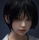 蛍火日記 Firefly Diary 165cm Cカップ 莲（lian） 宣伝画像職人メイク フルシリコン製 開閉機能選択可能 リアルラブドール 塗装加工あり ブラックセーター