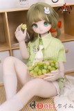 MOZU DOLL 130cm Aカップ Meuヘッド ソフトビニール製頭部+TPEヘッド一つ無料ゲット（オーラル機能あり、歯と舌付き）+TPE製ボディ 肌色＆眼球色＆メイク＆ウィッグ＆衣装は宣材写真と同じ COSPLAY原神の神里綾華 白いドレス