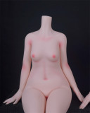 MOZU DOLL 130cm Aカップ Meuヘッド ソフトビニール製頭部+TPEヘッド一つ無料ゲット（オーラル機能あり、歯と舌付き）+TPE製ボディ 肌色＆眼球色＆メイク＆ウィッグ＆衣装は宣材写真と同じ COSPLAY原神の神里綾華 白いドレス