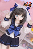 MOZU DOLL 85cm Neko ヘッド Cosplay 柴郡（Azur Lane）  ソフトビニール製頭部 6kg  巨乳TPE製ボディ 軽量化で収納しやい 使いやすい 水兵服