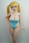 色気美人 Irokebijin フルシリコン製 ラブドール 95cm Fカップ Rico-A 青いドレス
