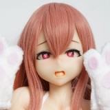 色気美人 Irokebijin フルシリコン製 ラブドール 95cm Fカップ Akane 茶色のセータードレス
