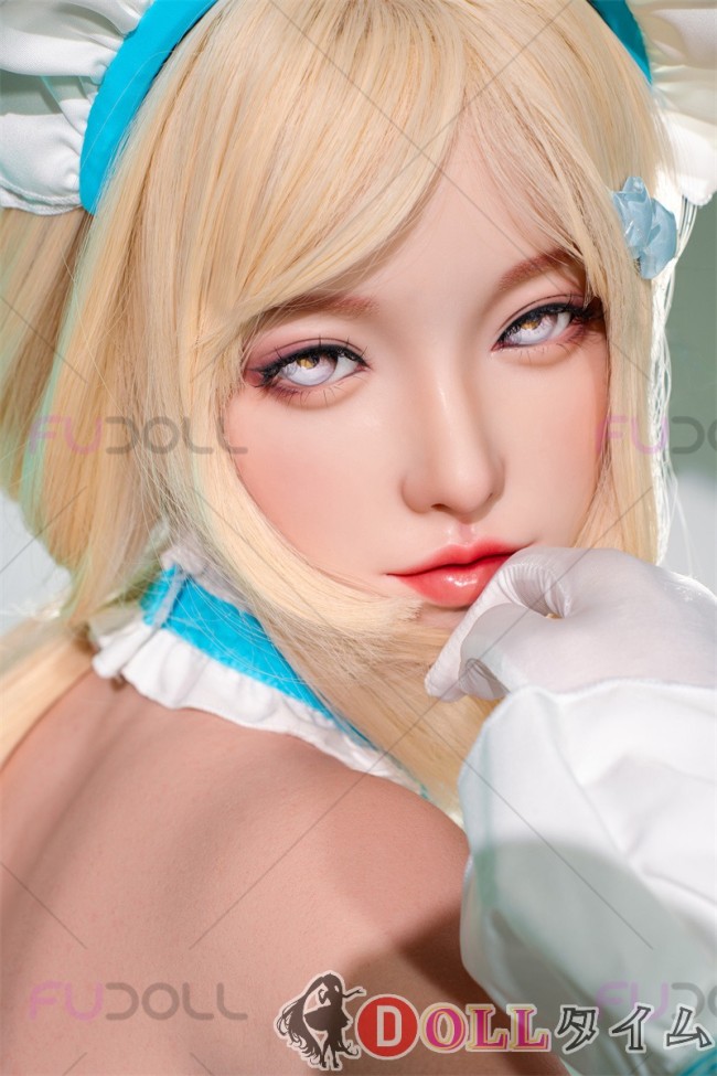 FUDOLL ラブドール 157cm Fカップ #J032 頭部 身長等選べる 高級シリコン頭部+TPE材質ボディ  ブルーのトップス