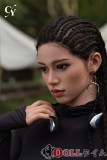 TOP-CYDOLL Amadaヘッド 170 cm-Dカップ フルシリコンドール アウトドアキャンプで