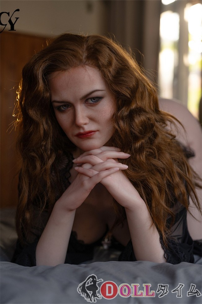 TOP-CYDOLL Pollyヘッド 176cm-Eカップ フルシリコンドール ブラックランジェリーの誘惑