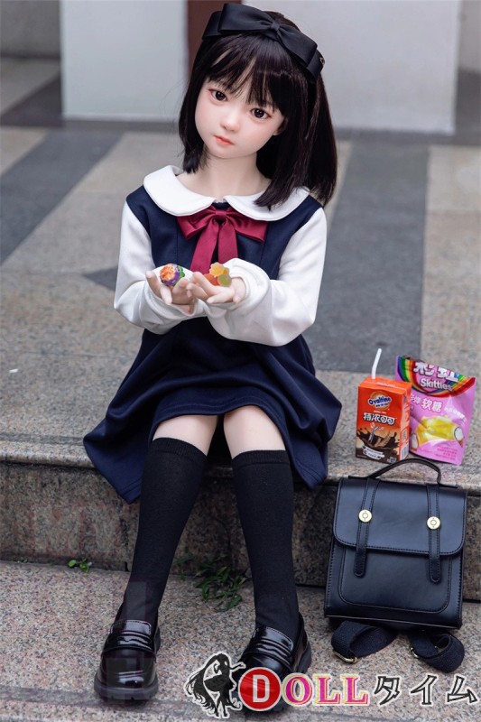My Loli Waifu 略称MLWロり系ラブドール 100cm バスト平 Koharu ヘッド TPE材質ボディー +ヘッド材質選択可能 スパンコールのポンポンドレス 可愛い学生