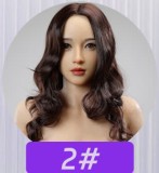 MMXDOLL（木木夕）163cm Dカップ  小橘子（Xiaojuzi）ヘッド  シリコン製リアルドール 基基大人メイク  白いドレス着用