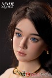MMXDOLL（木木夕）163cm Dカップ  小橘子（Xiaojuzi）ヘッド  シリコン製リアルドール 基基大人メイク②  白いドレス着用