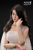 MMXDOLL（木木夕）163cm Dカップ  小橘子（Xiaojuzi）ヘッド  シリコン製リアルドール 基基大人メイク②  白いドレス着用
