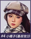 MMXDOLL（木木夕）163cm Dカップ  小橘子（Xiaojuzi）ヘッド  シリコン製リアルドール 基基大人メイク  白いドレス着用
