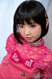 J-cute Doll シリコン製ラブドール 149cm Aカップ 平ら AGD01掲載画像のボディはリアルメイク付き オレンジ＆パープルビキニ
