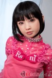 J-cute Doll シリコン製ラブドール 149cm Aカップ 平ら AGD01掲載画像のボディはリアルメイク付き オレンジ＆パープルビキニ