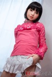 J-cute Doll シリコン製ラブドール 149cm Aカップ 平ら AGD01掲載画像のボディはリアルメイク付き オレンジ＆パープルビキニ