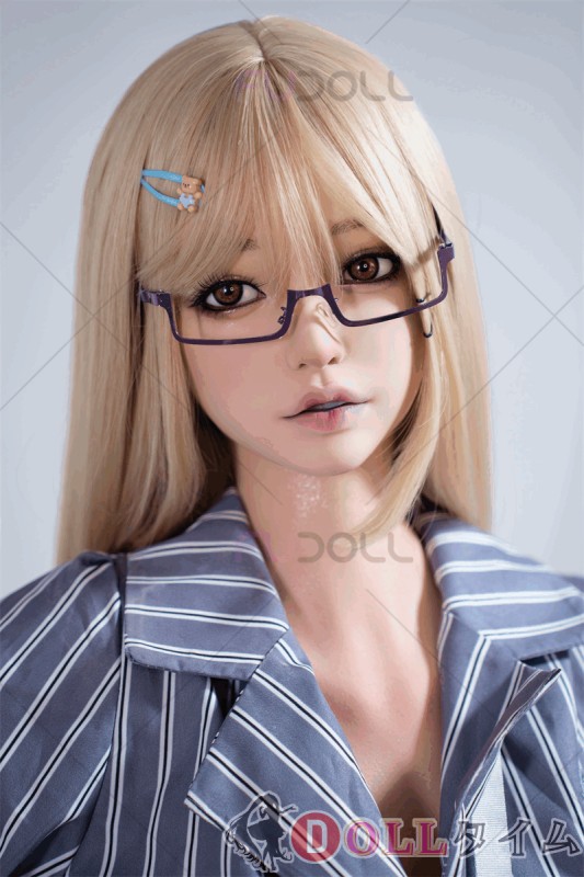 FUDOLL 157cm Iカップ #柳无霜（Liuwushuang）頭部 身長等選べる 高級シリコン頭部+TPE材質ボディ  ブルーのトップス ラブドール