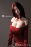 LACE DOLL 163cm Hカップ  晚冰(wanbing)ヘッド フルシリコン製ラブドール ボディー材質など選択可能 等身大リアルラブドール