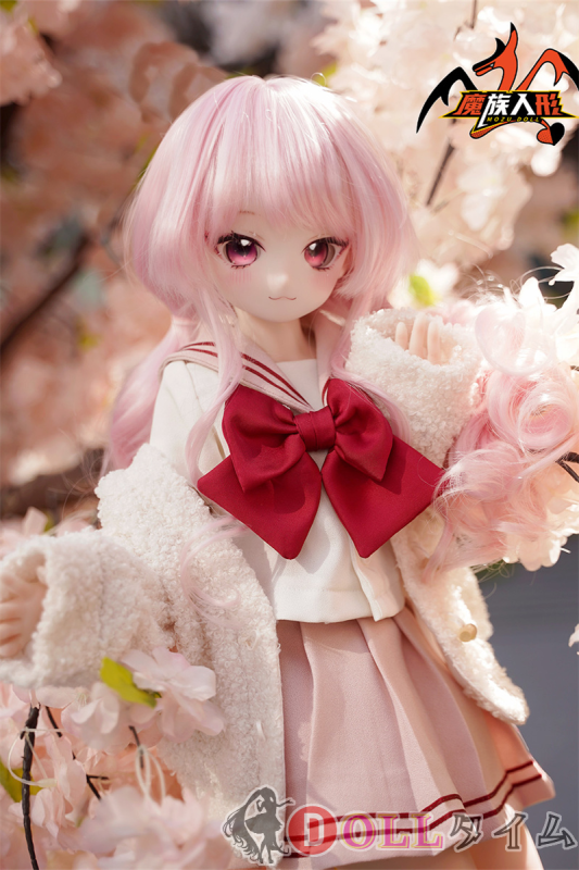 Mozudoll 3.5kg  65cm 珊瑚ちゃんヘッド ソフトビニール製頭部＋シリコンボディーアニメ風ミニフィギュア 宣伝画像と同じ制服も付属 アニメラブドール