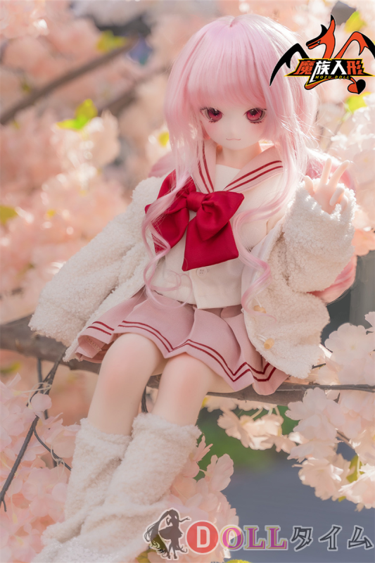 Mozudoll 3.5kg  65cm 珊瑚ちゃんヘッド ソフトビニール製頭部＋シリコンボディーアニメ風ミニフィギュア 宣伝画像と同じ制服も付属 アニメラブドール