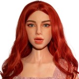 STARPERY 160cm Kカップ JINヘッド シリコン製 ロリィタ風セクシーランジェリー着用 ブラウンロングヘアのクール系お姉さんドール