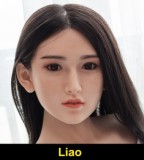 STARPERY 160cm Kカップ JINヘッド シリコン製 ロリィタ風セクシーランジェリー着用 ブラウンロングヘアのクール系お姉さんドール