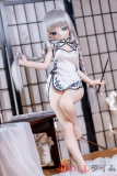 MW Girl (魔物姬)85cm#3樱井雪奈ヘッドボディ材質選択可能 銀髪チャイナドレス美少女 シリコンドール