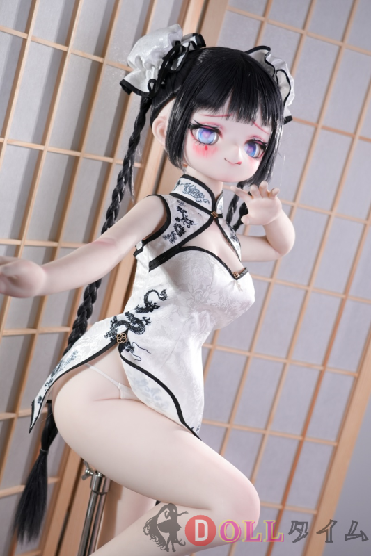 MW GRIL(魔物姫)85cm 小野春田ビニールヘッド+TPE/シリコンボディーラブドール 春野日穹cosチャイナドレス×黒ツインテール
