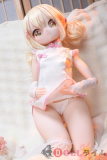 MW Girl(魔物姬) 70cm里奈ヘッド TPE/シリコン材質選択可能 金髪ロリータドール ピンクチャイナドレス