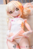 MW Girl(魔物姬) 70cm里奈ヘッド TPE/シリコン材質選択可能 金髪ロリータドール ピンクチャイナドレス