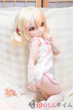 MW Girl(魔物姬) 70cm里奈ヘッド TPE/シリコン材質選択可能 金髪ロリータドール ピンクチャイナドレス