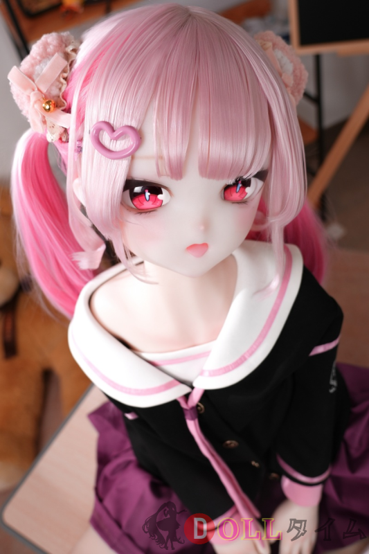 MW GRIL(魔物姫)115cm小春ヘッド ビニールヘッド+TPE/シリコン製ボディーピンクツインテJK姿のリアルラブドール