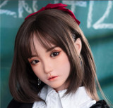FUDOLL 165cm Fカップ 小茹ヘッド シリコン製– ピンクの和服と傘を持つ美少女ラブドール