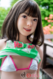 自然な表情で微笑むJCUTE 149cm Aカップドール紬 水着スタイル